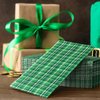 Homlouue 100 PCS Christmas Napkins, Plaid Napkins, Christmas Paper Napkins for Christmas Party St. Patrick's Day, Christmas Napkins Disposable for Decorate Home Dinner Christmas, Green Gingham Napkins