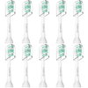 Guhiwuk Replacement Toothbrush Heads for Philips Sonicare: Electric Toothbrush Replacement Heads Compatible with Sonicare Plaque Control ProtectiveClean 4100 5100 6100 C2 G2 W2,10 Pack