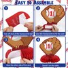 9Pcs Baseball 1st Birthday Table Honeycomb Centerpieces, Rookie of the Year 1st Birthday Party Decorations, Baseball Themed My Rookie Year One Year Old Birthday Party Supplies
