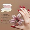 NAILDOKI Nail Stickers 20 Pieces Full Wraps Nail Polish Strips, Self-Adhesive Gel Nail Art Decals for Women Girls