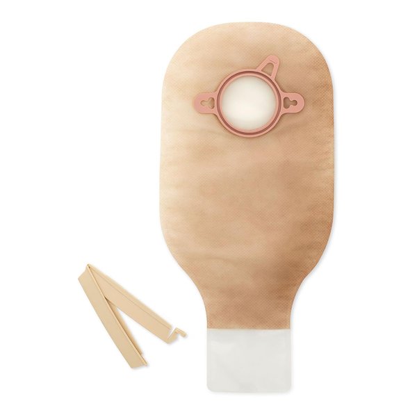 New Image Drainable 12"L 2pc System Colostomy Pouch 2.75" Flange 18104, 10 Ct