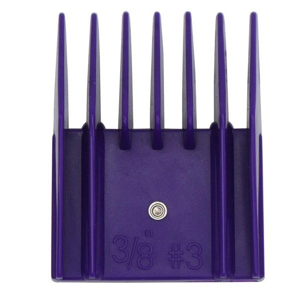 Professional A5 Style Animal Hair Clipper Attachment Guard Guide Cutting Combs 76926-900, Compatible with Oster Classic 76 A5 Andis AG BG Wahl KM Pet Groomers (Purple, #3-3/8")