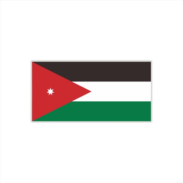 Womaha 30 Temporary Jordan Flag Tattoos Fans Face Tattoo Stickers for Adults Kids Group Activity Props