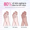 modelones UV Gloves for Nails, Professional UPF99+ UV Protection Gloves for Gel Manicures, Fingerless UV Light Gloves for Gel Nails, Anti UV Gloves for Gel Nail Lamp, Protect Your Skin from UV Harm
