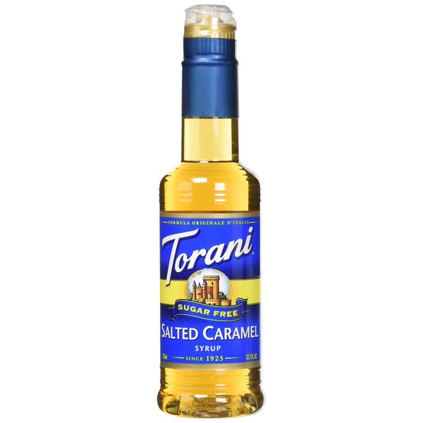 Torani Sugar Free Syrup, Salted Caramel, 12.7 Ounce