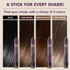 Style Edit Root Touch Up Stick for Medium Brown Hair, Root Concealer for Gray Hair Coverage, Temporary Hair Color, Premium Hair Shading Sponge Pen, Hair Makeup Root Cover Up, 0.11 oz Stick