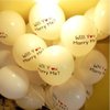 JHere Will You Marry Me White Latex Balloons for Romantic Surprise Party Balloons, Propose, Engagement, Wedding - Pack of 30, 12 inch