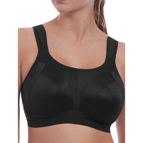 Freya Women's Plus-Size Dynamic Soft Sports Bra Bra, Jet, 36G
