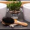 Boar Bristle Hair Brush Set - Designed for Kids, Women and Men. Natural Bristle Brushes Work Best for Thin and Fine Hair, Add Healthy Shine, Improve Texture, Reduce Frizz. Wood Wet Detangler Comb