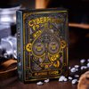 Cyberpunk Gold Playing Cards, Cardistry Decks, White Deck of Playing Cards for Kids & Adults, Cool Playing Cards with Card Game e-Book, Unique Playing Cards for Poker, Cyberpunk Cards