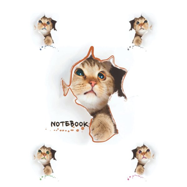 Cat Notebook, Lined Pages: 120 lined pages, Journal / Notebook: notebook cat Language : English, Paperback : 120 pages,size : 8,5 x 10 inches