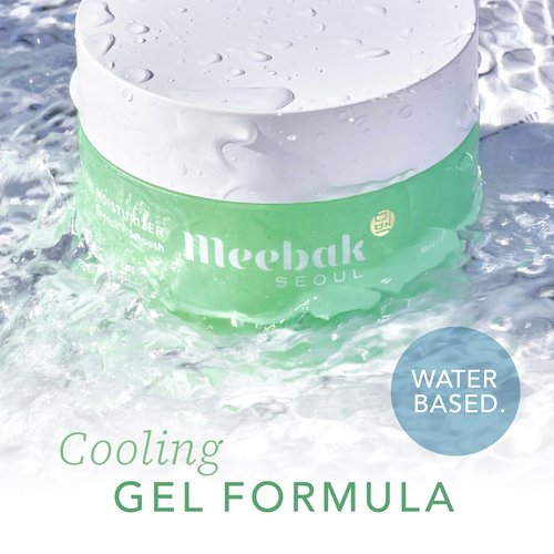 Meebak Korean Cica Gel Face Moisturizer with Vegan Collagen, Hyaluronic Acid for Hydrating, Anti Aging, Dry Skin, Sensitive Skin, Day and Night Face Cream 1.69 fl oz