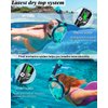 W WSTOO Full Face Snorkel Mask,Snorkeling Gear for Adults to Breathe Through Mouth or Nose,180 Degree Panoramic View,Anti-Fog Anti-Leak with Camera Mount,Best Gift for Summer Holiday Travelers