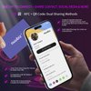 Digital Business Card - NFC Business Card with QR Code - No Apps, No Fees – Create Your Profile in Minutes & Update Anytime – Smart Tap to Share & Networking – Easy One-Tap Contact Saving