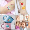 Leesgel 66 Sheets Full & Half Arm Temporary Tattoos Sleeves for Kids, Mixed Size Fake Tattoo Stickers with Dinosaur/Cars/Mermaid, Hawaiian Party Faovrs Supplies