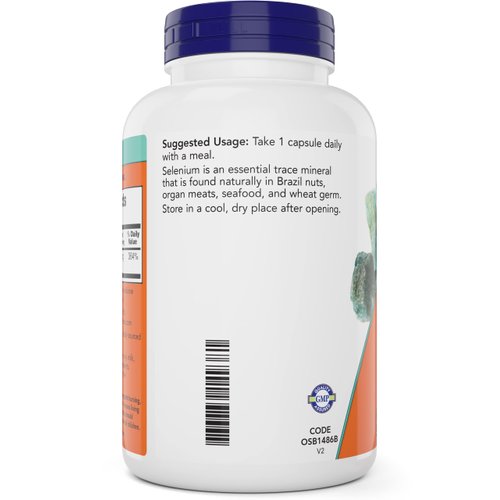 Now Foods Selenium 200mcg Capsules, 300 Count (Pack of 2) - L Selenomethionine Mineral Supplement for Women & Men - Veg Caps, Non-GMO, Vegan Friendly, Yeast-Free