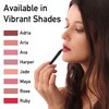 Mellow Cosmetics Gel Lip Pencil - Matte Liner for Women - Long-Lasting & No Bleeding - Organic, Natural, Vegan, Cruelty-Free - Paraben-Free Makeup - Rose - Rose