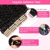 Hotlulana 40pcs Kinky Curly Tape in Hair Extensions Human Hair afro Curly Hair Extensions Tape Ins for Black Women Invisible Skin Weft Tape in Extensions 100g 26 Inch Natural Black