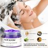 Purple Temporary Hair Dye Wax Natural Instant Hair Color Wax Pomades 4.23 oz,Hair Styling Clay for Party, Cosplay, Halloween,Christmas