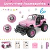 NQD Remote Control Car, Rechargeable RC Racing Cars with Stickers 1:16 Scale, 80 Min Play, 2.4Ghz Off Road Trucks All Terrain Toys Gifts for 3-Year-Old Girls