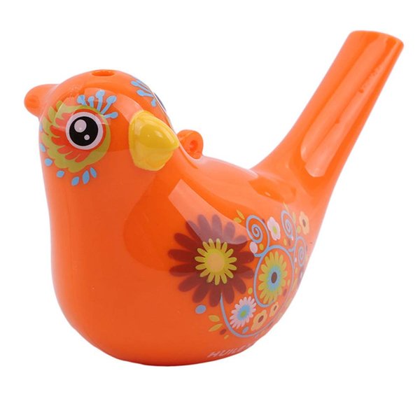 Tovip 1Pcs Coloured Drawing Water Bird Whistle Bathtime Musical Toy for Kids Early Learning Educational Children Gift Toy Musical Instrument