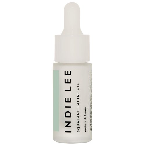 Indie Lee 100% Squalane Oil - Daily Face Oil & Hydrating Moisturizer for Dry Skin, Fine Lines and Wrinkles - Even Skin Tone, Brighten & Improve Texture - Facial Oil for All Skin Types (10ml)