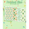 Puocaon Santa Patrick's Transfer Paper - 20 Pcs 4 Design Green Clover Polymer Clay Transfer Sheets, Leprechaun Clover Transfer Paper for Polymer clay Earrings, Lucky Clover Polymer Clay Transfer Paper