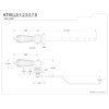 Kingston Brass KTWLL2 Wilshire Toilet Tank Lever, Polished Brass 12.31 x 3.63 x 2.44
