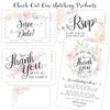 Bridal Shower Invitations with Envelopes - Set of 25 - Blank Bridal Shower Stationery - Floral and Beautiful Bridal Shower Supplies, Celebration of Love Print, 5x7 Simple Design Invitation
