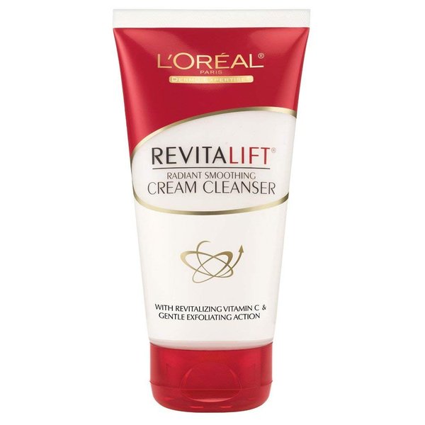 L'Oreal Dermo-Expertise RevitaLift Radiant Smoothing Cream Cleanser 5 oz (Pack of 2)