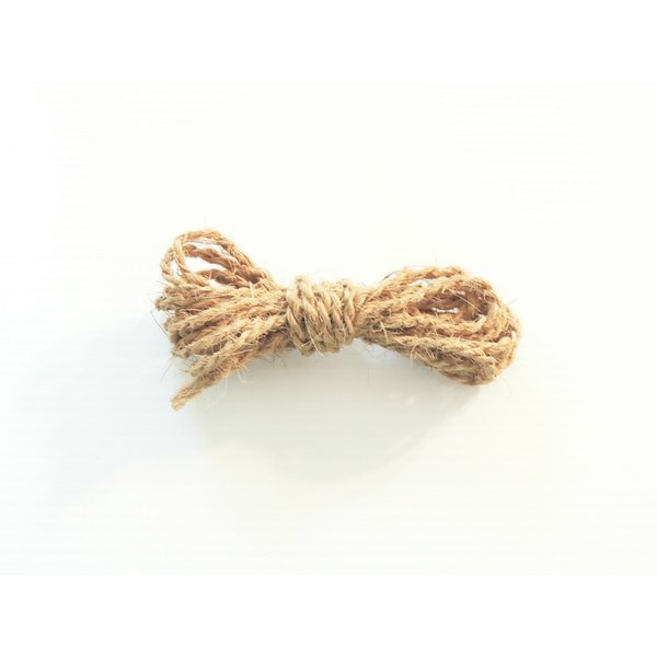 Jungle Beaks 1/8" Natural Un-Oiled Coconut Rope Bird Toy Parts 100'