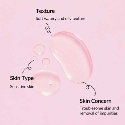 Whamisa Organic Flowers Cleansing Oil - Gentle deep Cleasing oil for All skin types, Organic, Vegan (260ml/8.7 fl. oz.), Korean skincare, Non-irritating, Makeup remover, Hazelnut, Olive, Avocado oils