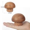 Castle in The Sky Mechanism Music Box Cute Mini Mushroom Vintage Wood Carved Musical Gift for Birthday Valentine's Day Christmas Thanksgiving Day
