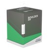Ultimate Guard Boulder Synergy 100+, Deck Case for 100 Double-Sleeved TCG Cards, Black/Green, Secure & Durable Storage for Trading Card Games