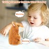 Qrooper Toddler Toys Talking Hamster Repeats What You Say Stuffed Animals Toys for Kids, Talking Toys for 2 3 Year Old Girl Boy, Interactive Autism Sensory Toys for Kids Gifts