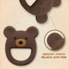 VBRS Brown Bear Baby Teether, Safe Chew Toy for Infants, Soothing Relief for Teething Pain, Cute Animal Shape, Easy Grip for Tiny Hands
