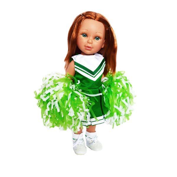 Brittany's Green Cheerleader Outfit Fits 14 Inch Doll Clothes