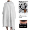 Professional Barber Cape with Adjustable Metal Clip Hair Cutting Cape Haircut Cape Salon Cape Hairdressing Cape Neck Duster Brush Hair Comb Hair Clips Set