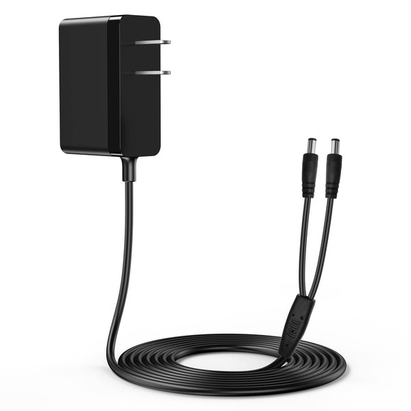 for Mini Educator Charger - Lnauy Dual Lead Charger Compatible with Educator 300 and 400 Series Training Collars E Collar Remote Dog Training Collar Replacement Power Supply Adapter Cord
