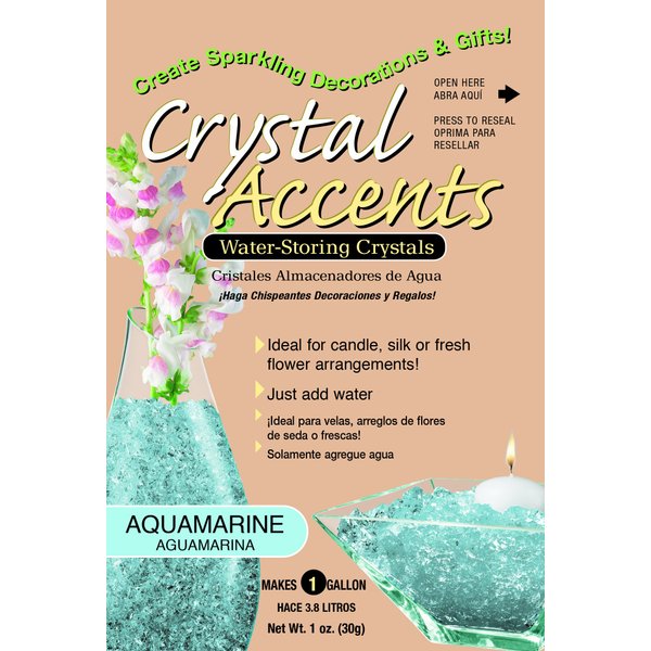 Crystal Accents CA-25A Aquamarine 1-Ounce Bag