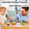 6 Flowers Succulents Building Set, Attractive Flowers Bouquet Plant Building Blocks Compatible with Lego, Pretty Bonsai Tree Botanical Collection Project Gift for Adults, Kids (503Pcs)