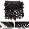BEAUFOX Loose Wave Bundles Human Hair Brazilian Virgin Human Hair 3 Bundles for Black Women 12A Grade Human Hair Weave Bundles 24 24 24 Inch Hair Extensions for Black Women Natural Color