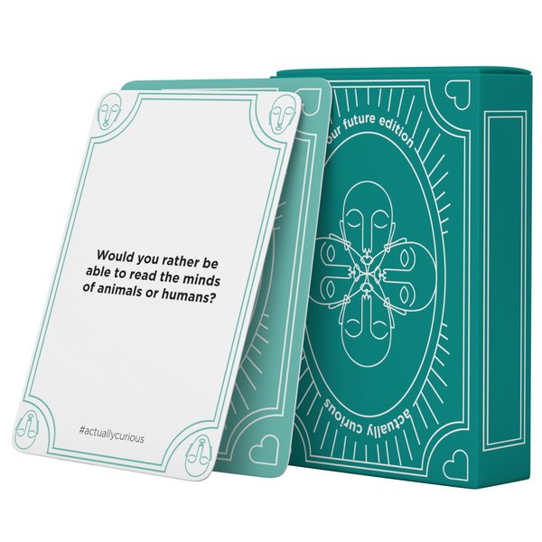 The Actually Curious Our Future Edition! Deep Conversation Cards, Social Emotional Learning Activities, Stress Relief Gifts, Therapy Games, Family Card Games, Teaching Essentials, Team Building Games