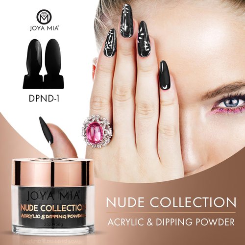 Nude Dipping Powder, Premium Dip Powder for Professional & Home Use, Easy to Apply Nail Powder for Salon-Quality & Long-Lasting Nails, Stylish Nail Dip Powder, DPND-1, 2 oz - Joya Mia