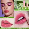 2 PCS Jelly Crystal Aloe Vera Lipstick,Magic Temperature PH Color Changing Lipstick Tinted Lip Balm Long Lasting Waterproof Nourishing Lip Gloss Lip Tint Stain Glossy Mood Lipstick Set for Women