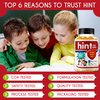 Hint Kids Brain Focus Vitamins for Kids & Teens, Children Attention Gummies Chewable Nootropic Omega 3 Supplement Support Brain Clarity 60ct