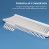 2 Pieces Fade Combs, Professional Barber Cutting Comb Heat Resistant Clipper Comb Blending Flat Top Comb for Men Salon Styling Tools – White