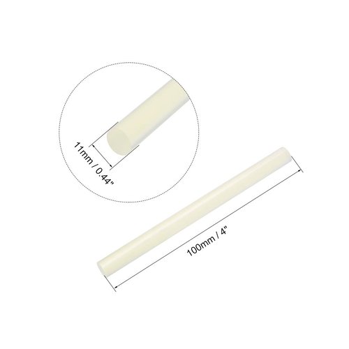 uxcell Mini Hot Glue Gun Sticks 4-inch x 0.44-inch for Glue Guns, Clear 30pcs