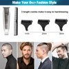 Messi10 Hair Clippers for Men Professional, Cordless Beard Trimmer for Men, LED Display Rechargeable Hair Clippers Trimmer for Men Grooming Kit, Electric Hair Clippers for Barbers Haircut