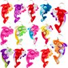 HOZKEAP 100 Packs Bulk Dolphin Fidget Bubble Mini Pop key chain， for Adult and Kids,Birthday Party Favors Supplies gifts Classroom summer Students Bubble Prize